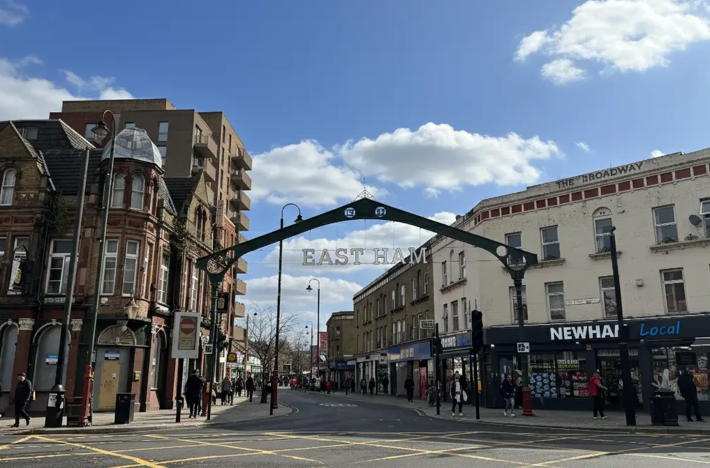 Vibrant sunny photo of Newham